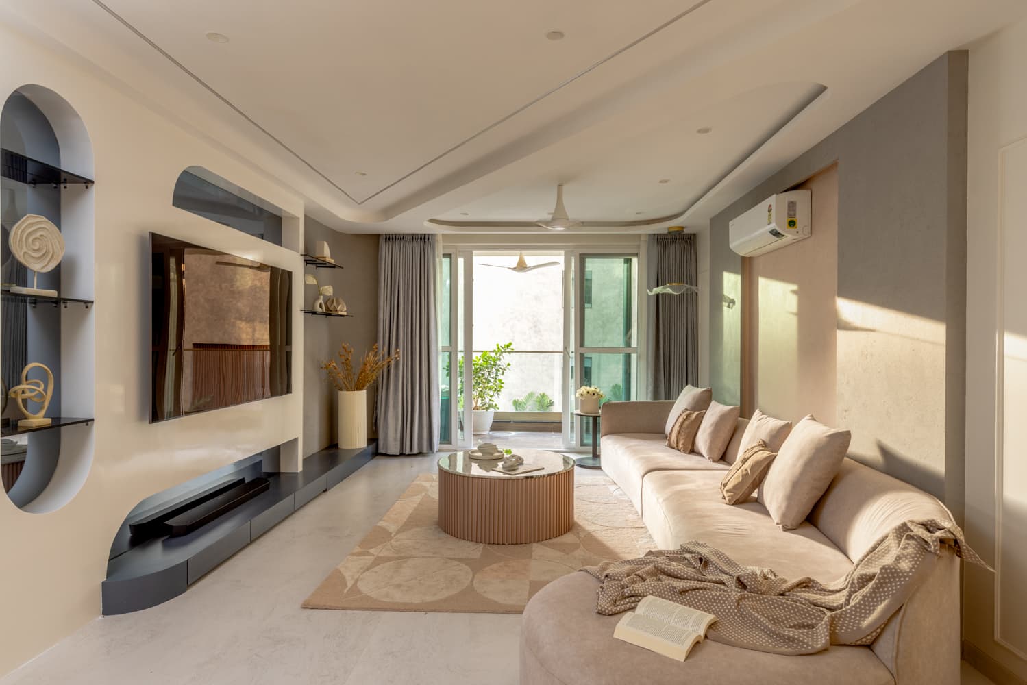 Atmospheric view of a styled room
