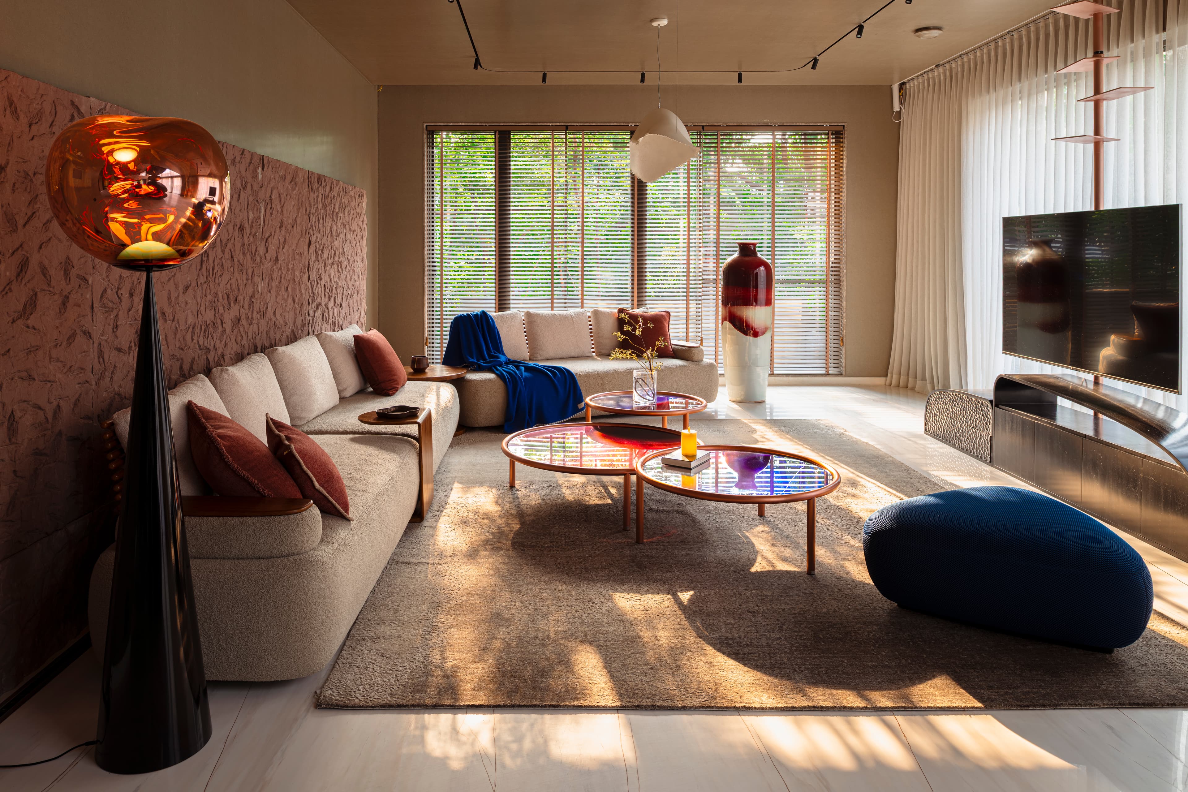 RKB Villa, a house steadied by the weight of a few objects.